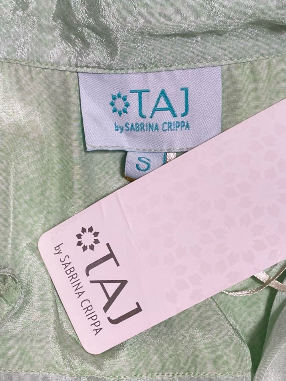 NWT TAJ By Sabrina Crippa Maxi Dress Size S - Picture 11 of 12